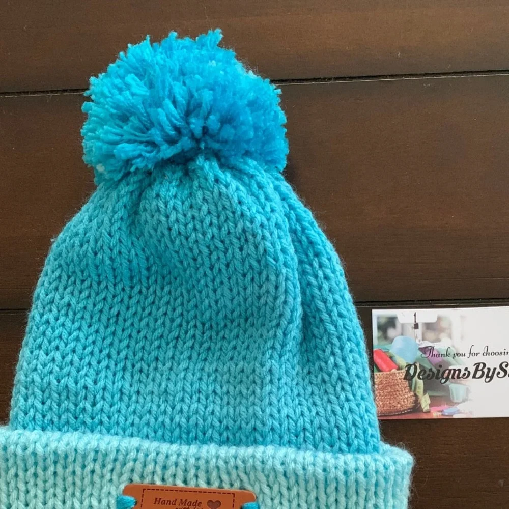 New Hand Knitted Beanie Hat